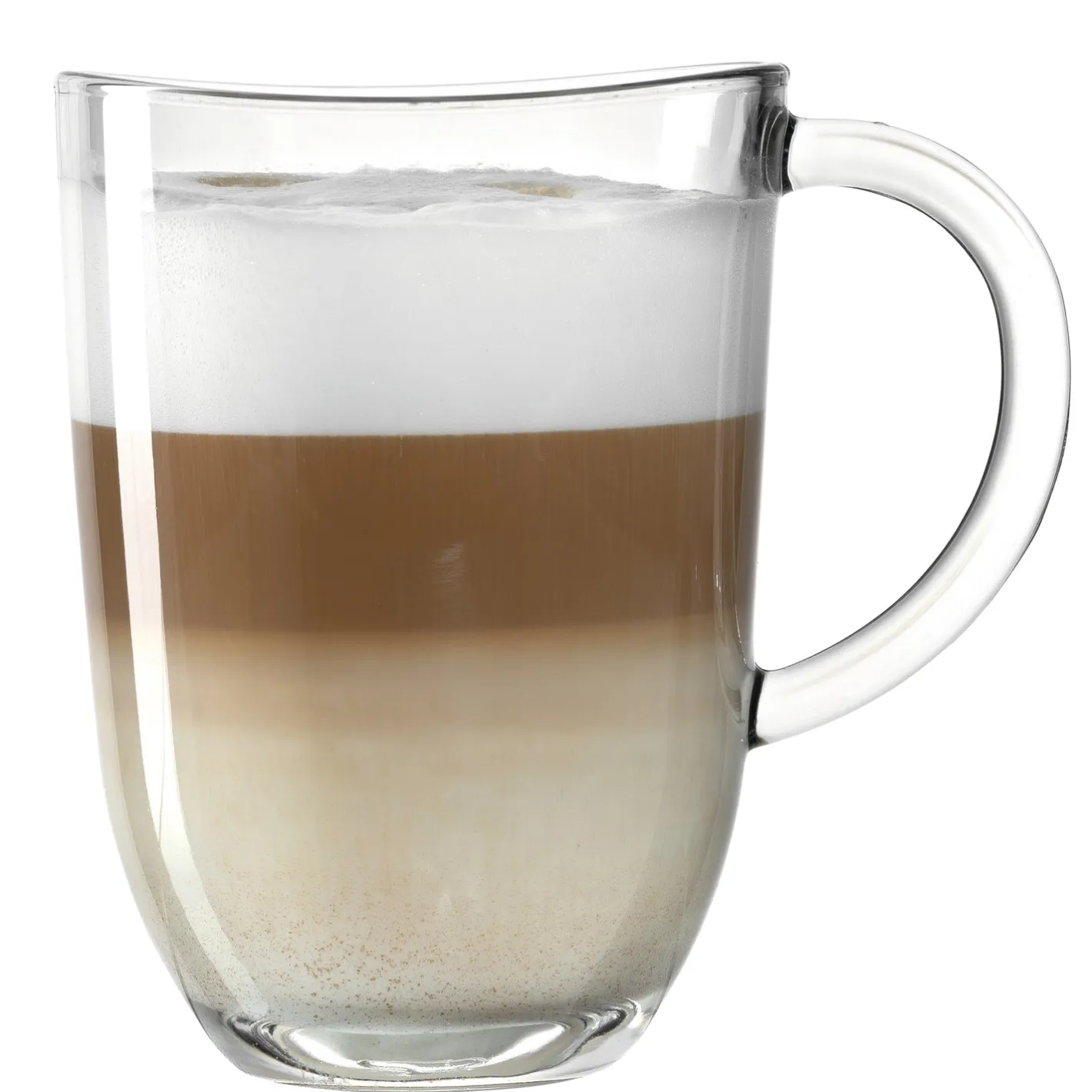 2 Latte Macchiato Tassen NAPOLI 380 ml + 2 Löffel*LEONARDO Best