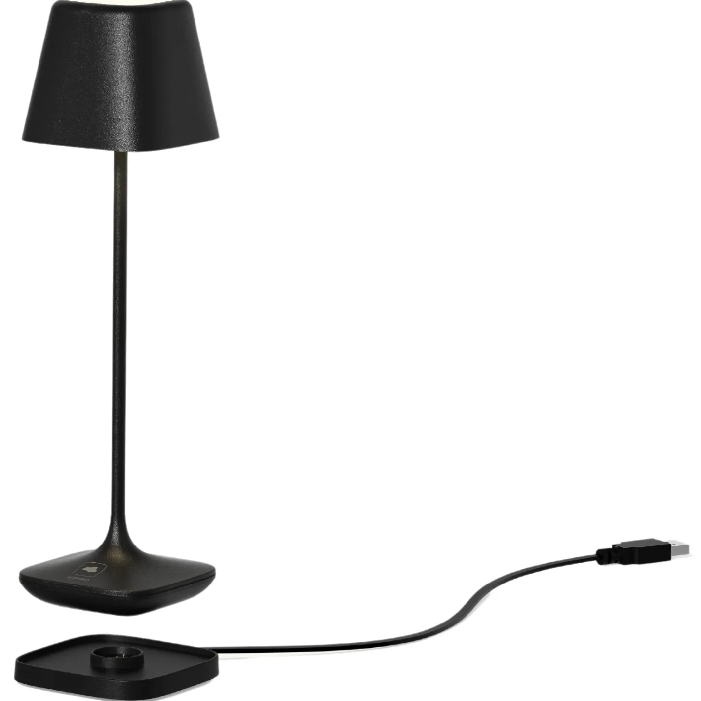 Akku-Tischleuchte CAPRI 25 cm schwarz*LEONARDO Clearance