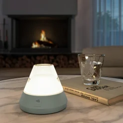 Akku-Tischleuchte SALERNO 10 cm olivgrün*LEONARDO