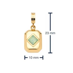 Anhänger ANTICO Clip & Mix mit persönlicher Gravur*LEONARDO Hot