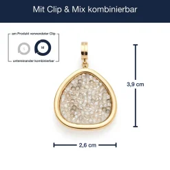 Anhänger FRANCA gold Clip & Mix*LEONARDO New