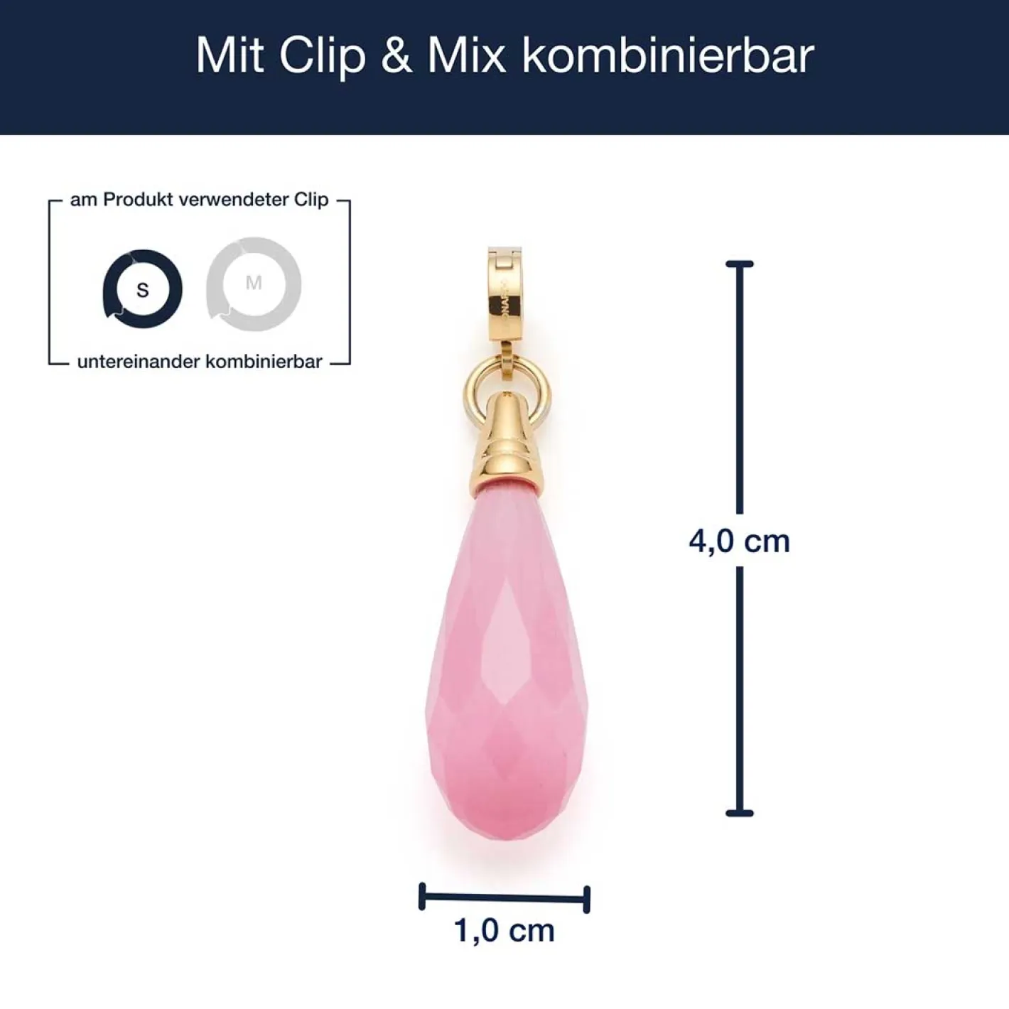 Anhänger FRISCO gold Clip & Mix*LEONARDO New