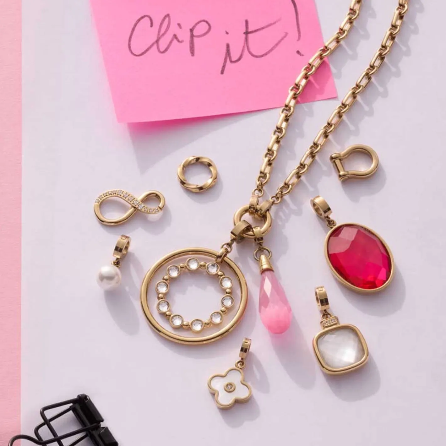 Anhänger FRISCO gold Clip & Mix*LEONARDO New