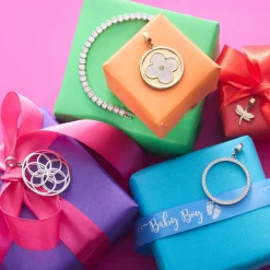 Anhänger HELENA gold Clip & Mix mit persönlicher Gravur*LEONARDO Online