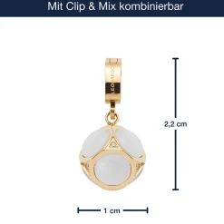 Anhänger IDA Clip & Mix gold*LEONARDO New