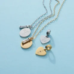 Anhänger JANA silber mit persönlicher Gravur*LEONARDO New