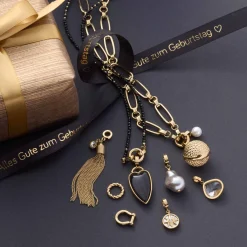 Anhänger JUVINGA WHITE Clip & Mix gold*LEONARDO Outlet