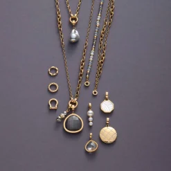 Anhänger JUVINGA WHITE Clip & Mix gold*LEONARDO Outlet