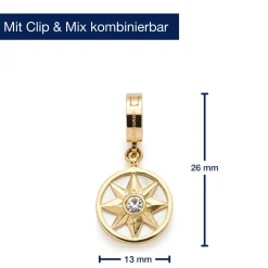 Anhänger LAUREN gold Clip & Mix*LEONARDO Clearance