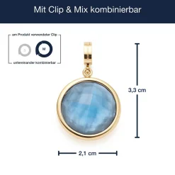 Anhänger MINKA gold Clip & Mix*LEONARDO Hot
