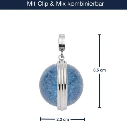Anhänger SNOWBALL BLUE Clip & Mix*LEONARDO