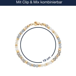 Armband BERNIE Clip & Mix gold*LEONARDO Sale