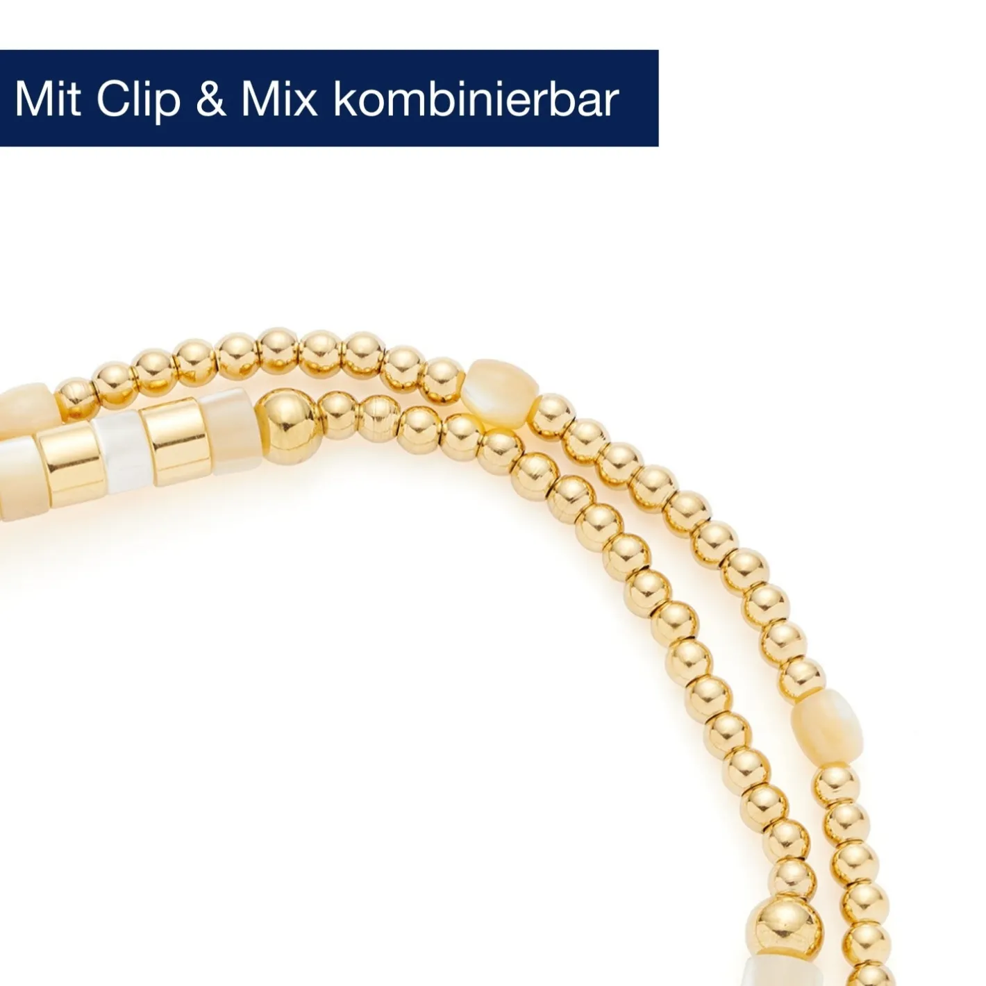 Armband CARONNA gold Clip & Mix*LEONARDO Online
