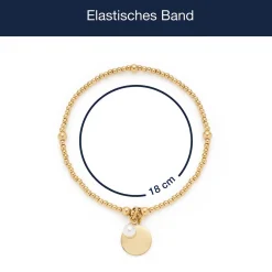 Armband DEBBY gold mit persönlicher Gravur*LEONARDO Hot