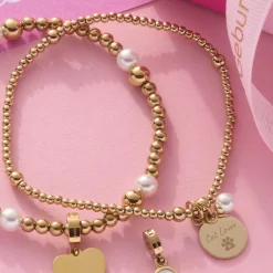 Armband DEBBY gold mit persönlicher Gravur*LEONARDO Hot