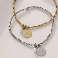 Armband DEBBY gold mit persönlicher Gravur*LEONARDO Hot