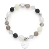 Armband HOPE silber/grau*LEONARDO Sale