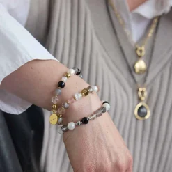 Armband HOPE silber/grau*LEONARDO Sale