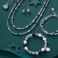 Armband HOPE silber/grau*LEONARDO Sale