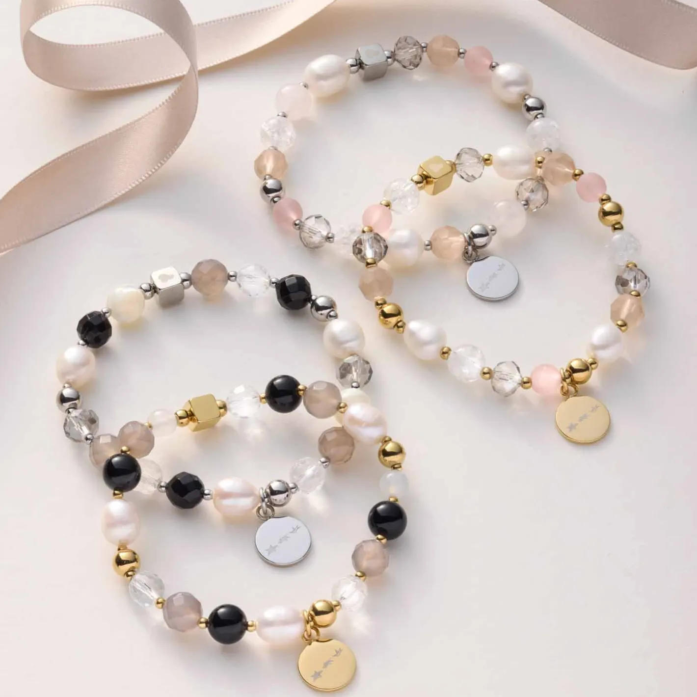 Armband HOPE silber/rose*LEONARDO Best