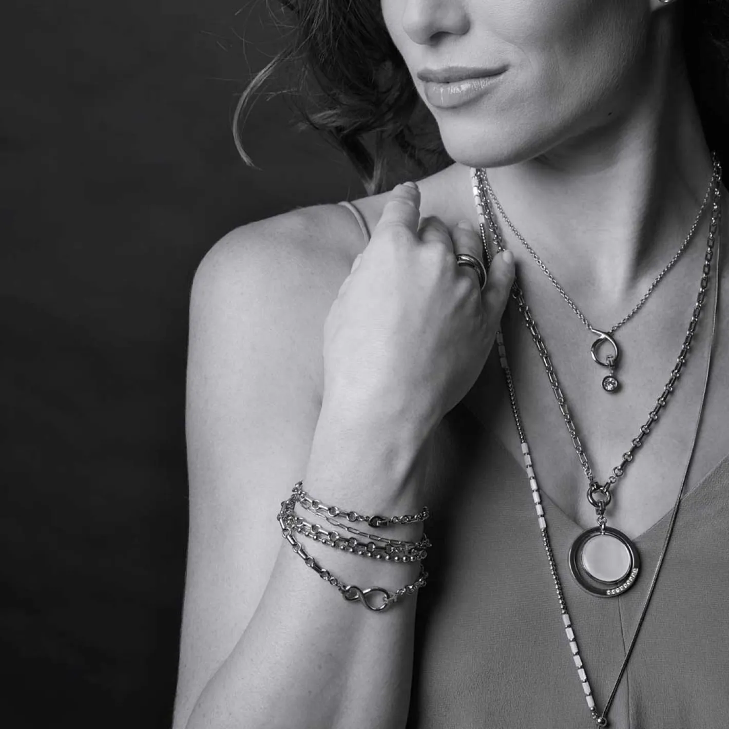 Armband LIZZY gold Clip & Mix*LEONARDO Online