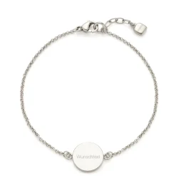 Armband MARLA silber mit persönlicher Gravur*LEONARDO New