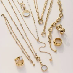 Armband REBECCA gold Clip & Mix*LEONARDO New