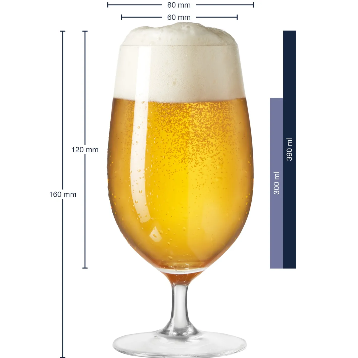 Bierglas CIAO+ 390 ml 6er-Set*LEONARDO Discount