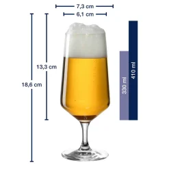 Bierglas PUCCINI 410 ml 6er-Set*LEONARDO Outlet