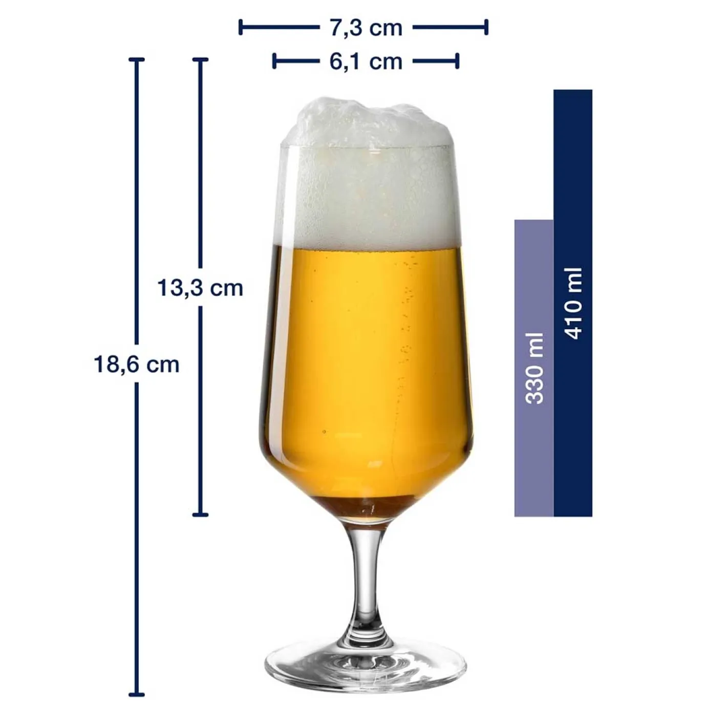 Bierglas PUCCINI 410 ml 6er-Set*LEONARDO Outlet