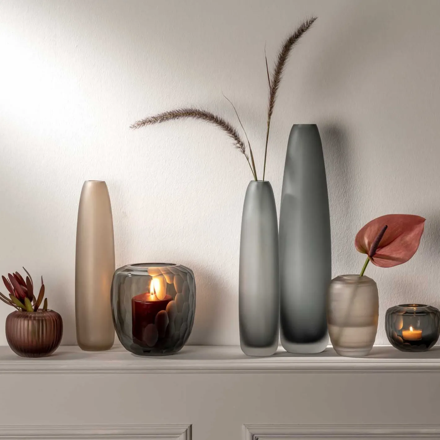 Bodenvase BELLAGIO 34 cm beige*LEONARDO Hot