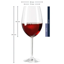 Bordeauxglas DAILY 640 ml mit persönlicher Gravur*LEONARDO Clearance