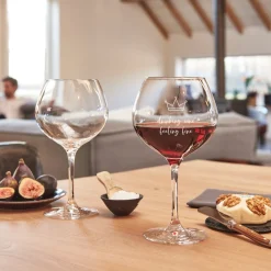 Burgunderglas CIAO+ 630 ml mit persönlicher Gravur*LEONARDO Best