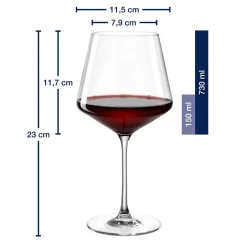 Burgunderglas PUCCINI 730 ml 6er-Set*LEONARDO New