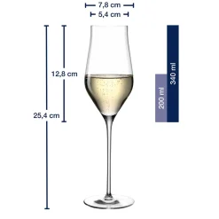 Champagnerglas BRUNELLI 340 ml 6er-Set*LEONARDO