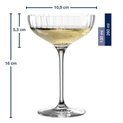 Champagnerschale POESIA 260 ml 6er-Set*LEONARDO Outlet