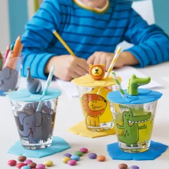 Deckel BAMBINI 9 cm blau Krokodil*LEONARDO Online