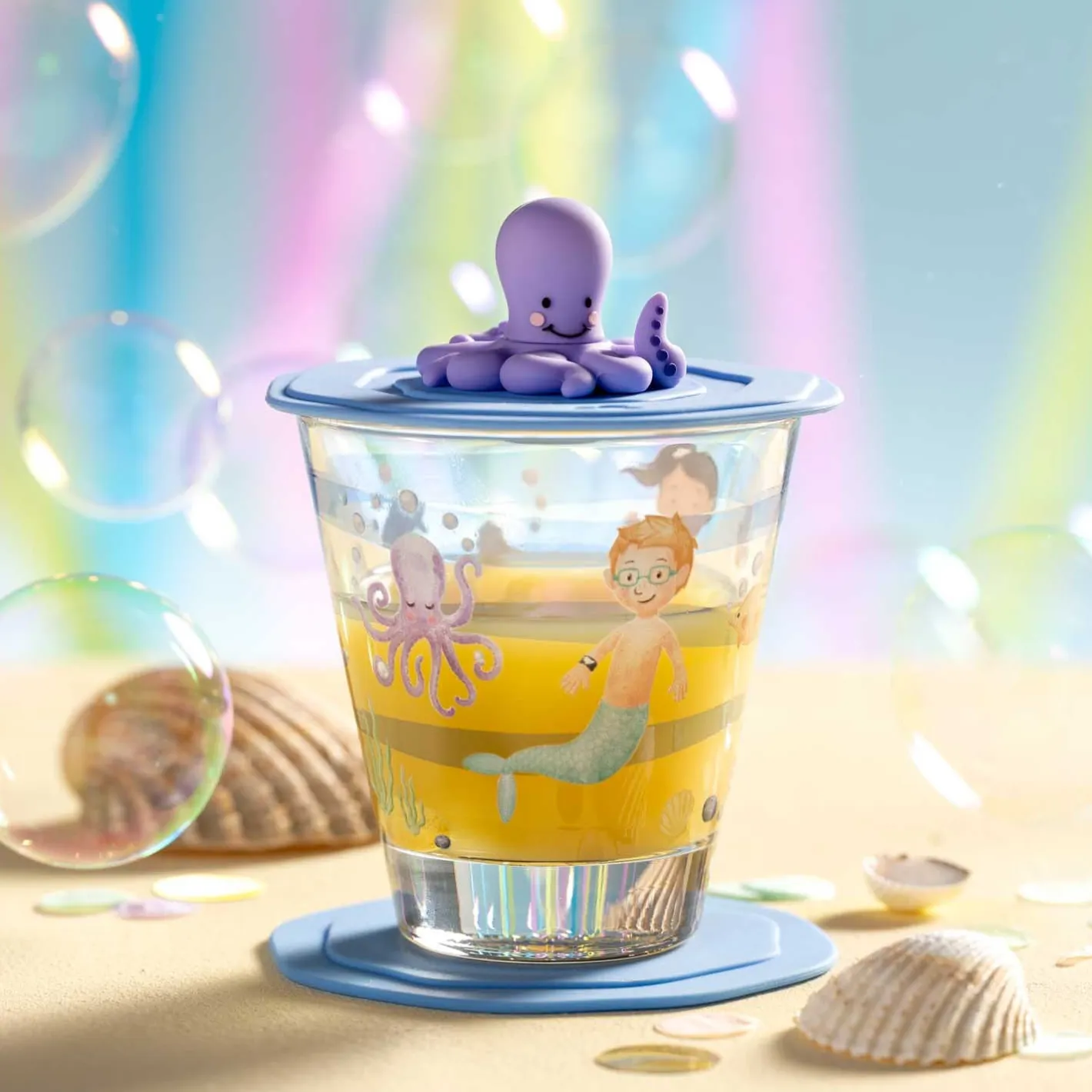 Deckel blau BAMBINI AVVENTURA Krake*LEONARDO Best