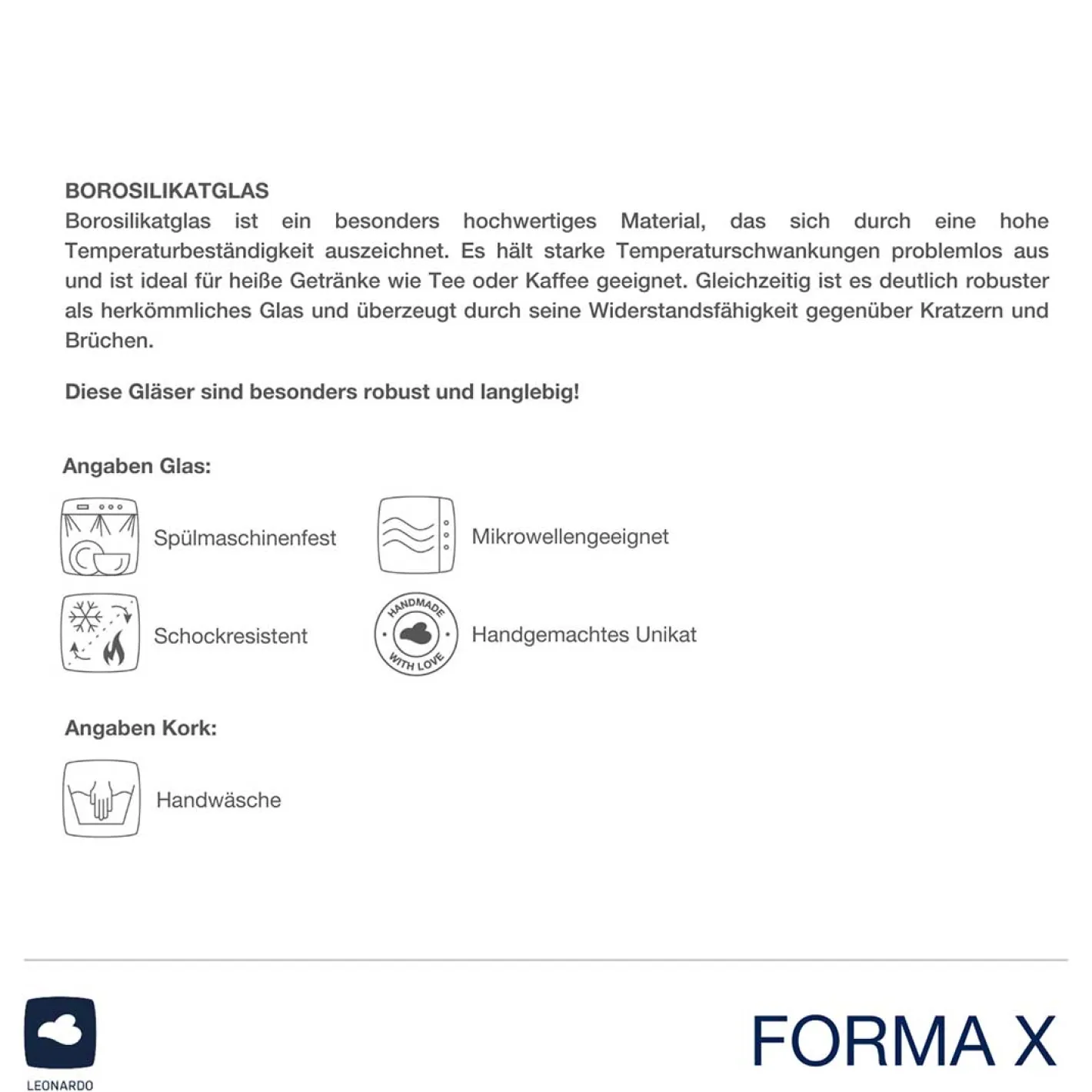 Dose FORMA X 22 cm grau*LEONARDO Best