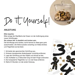 Dose SILENZIO 20 cm mit Rub-on-Stickern*LEONARDO Sale