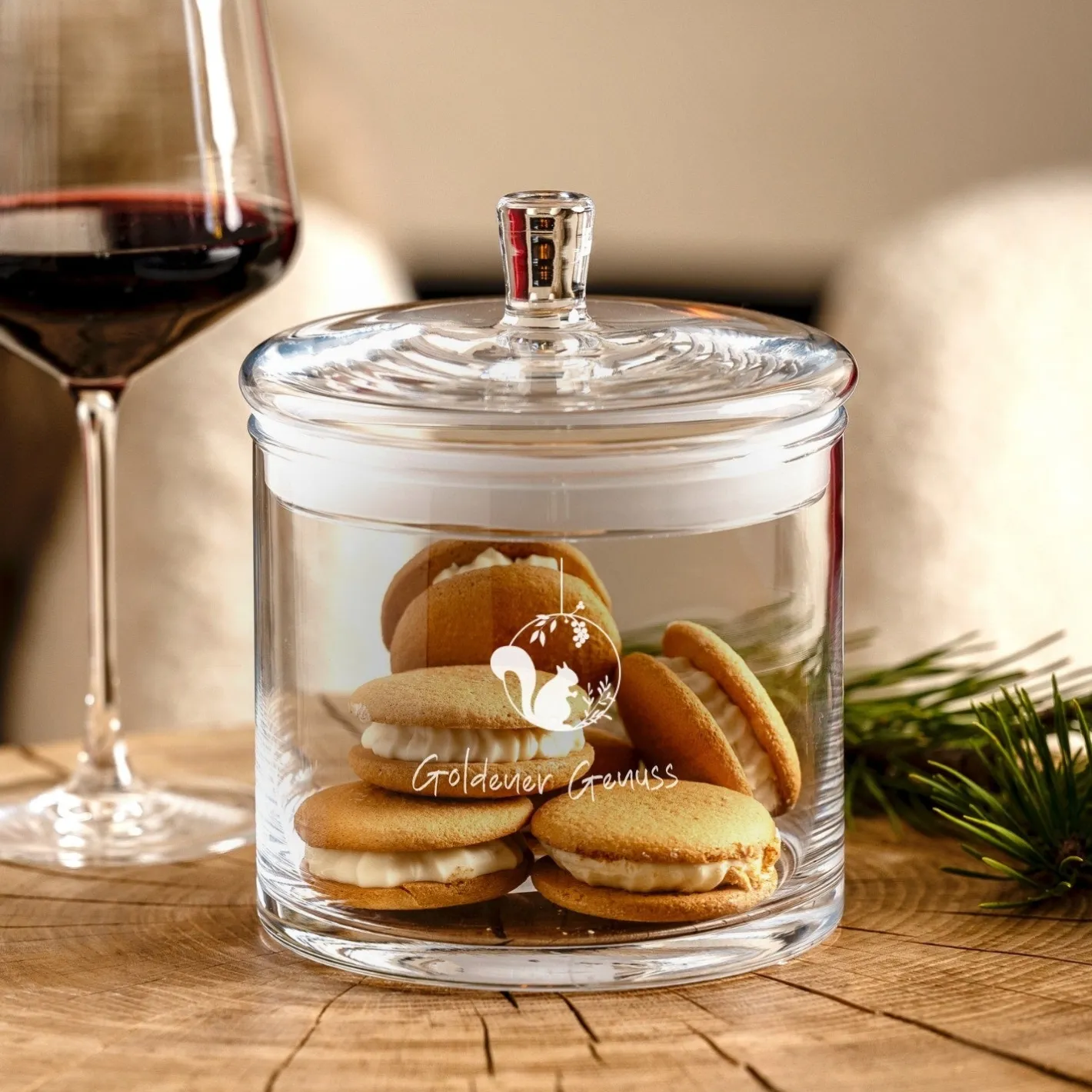 Dose TOP 17 cm mit persönlicher Gravur*LEONARDO Outlet