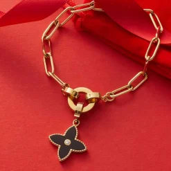 Edelstahlring gold klein flach*LEONARDO Clearance