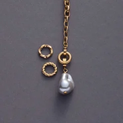 Edelstahlring LIESEL Clip & Mix gold*LEONARDO Sale