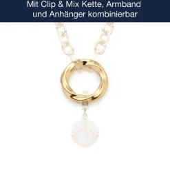 Edelstahlring LOTTI Clip & Mix gold*LEONARDO Sale