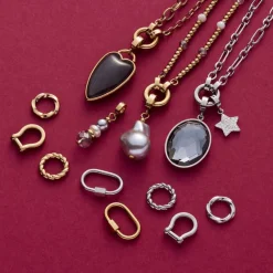 Edelstahlring LOTTI Clip & Mix gold*LEONARDO Sale