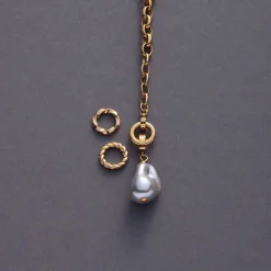 Edelstahlring LOTTI Clip & Mix gold*LEONARDO Sale