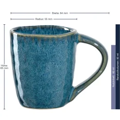 Espressotasse MATERA 90 ml blau 4er-Set*LEONARDO Best
