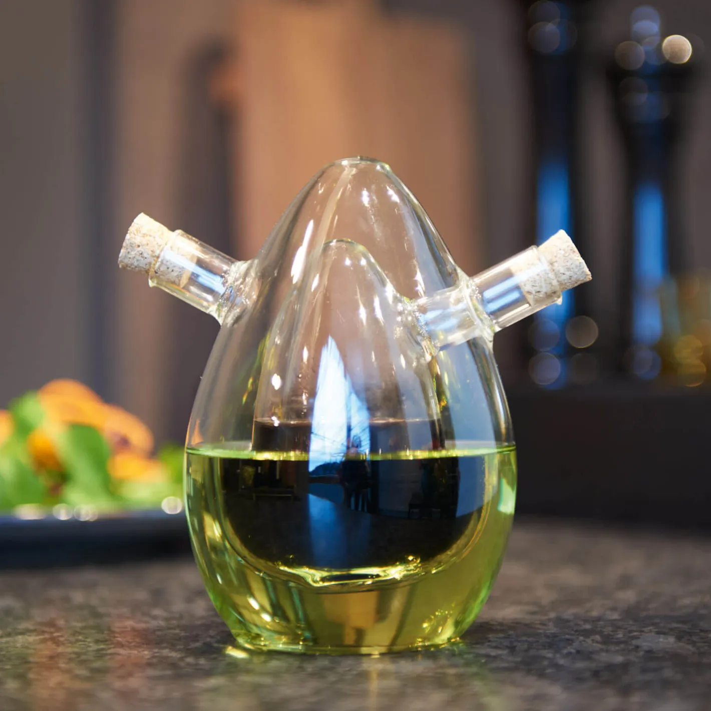 Essig/Öl Flasche 2in1 CUCINA 16 cm*LEONARDO New