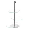 Etagere CENA silber asymetrisch 3-teilig*LEONARDO Clearance