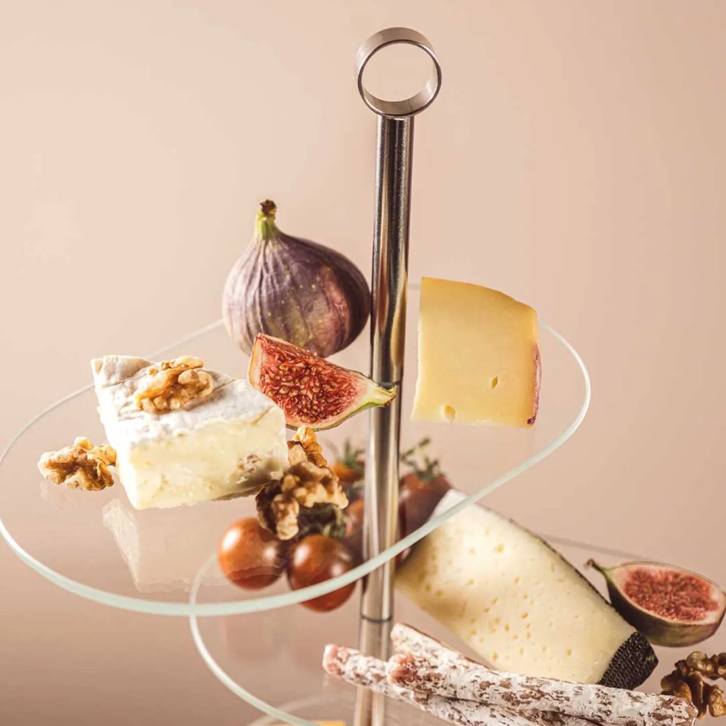 Etagere CENA silber asymetrisch 3-teilig*LEONARDO Clearance